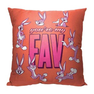 Warner Bros. Looney Tunes Youre My Fav Throw Pillow 18x18 Inches - 1 of 2
