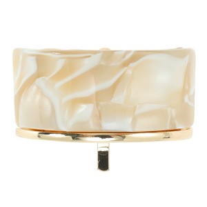Unique Bargains Women's Rectangular Texture Ponytail Buckle Hair Clip 1 Pc - 1 of 4