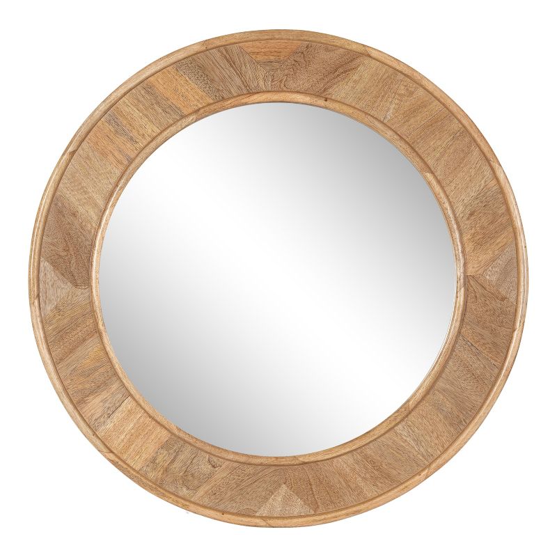 28"x28" Yahna Round Wall Mirror - Kate & Laurel All Things Decor, 1 of 11