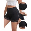 INSPIRE CHIC Women's Wide Lace Trim High-Waisted Tummy Control Butt-Lifting Breathable Shaping Panties - 3 of 4