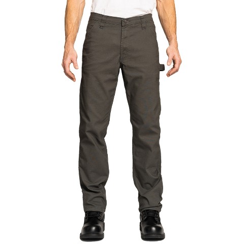 Full Blue Men's Performance Stretch Duck Canvas Carpenter Pant | Grey 32W x  30L