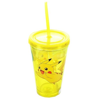 Just Funky Pokemon Squirtle 16oz Plastic Carnival Cup Tumbler With Lid And  Reusable Straw : Target