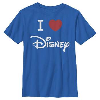 Disney I Love Lifting And Disney Bold Text Big Chest Logo T-shirt