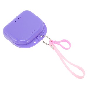 Unique Bargains Compact Braces Box with Lanyard 1 Pc - 1 of 4