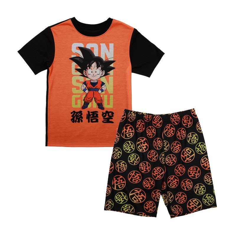 Dragonball Z Son Goku Youth 2-Piece Short-Sleeve Pajama Set, 1 of 7