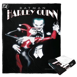 DC Comics Batman Harley Quinn Mad Love Cover Silk Touch Throw Blanket - 1 of 4