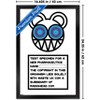 Trends International Radiohead - Blue Bear Specimen Framed Wall Poster Prints - 3 of 4