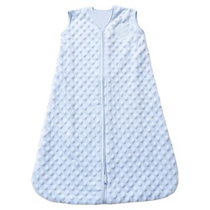 HALO Sleepsack Plushy Dot Velboa Wearable Blanket - Blue - S, Infant Boy