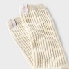 Women's Ultra Soft Ribbed Cushioned Slouch Crew Socks with Woven label - Auden™ 4-10 - 3 of 4