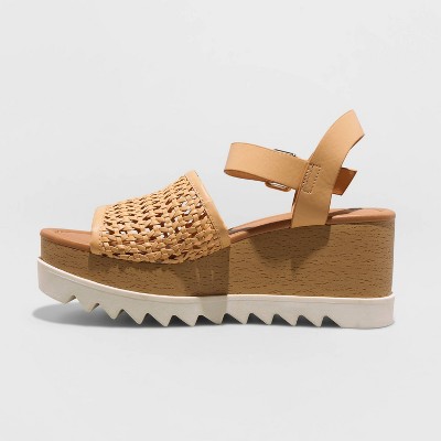 white platform sandals target