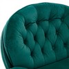 XINGHANZHENXUAN Modern Accent Chair with Ottoman, Armless Lounge Set for Living Room, Bedroom & Game Rooms - 3 of 4