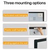 Lyngins Contemporary Full Length Mirror, Full Body Mirror with Manufactured Wood Frame, (Wall-Mount/Paste/Lean) | Floor Mirror for Bedroom/Salon - 4 of 4