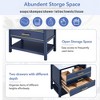 Modern 30 inch Bathroom Vanity Cabinet Combo with Open Storge, Two Drawers - 4 of 4