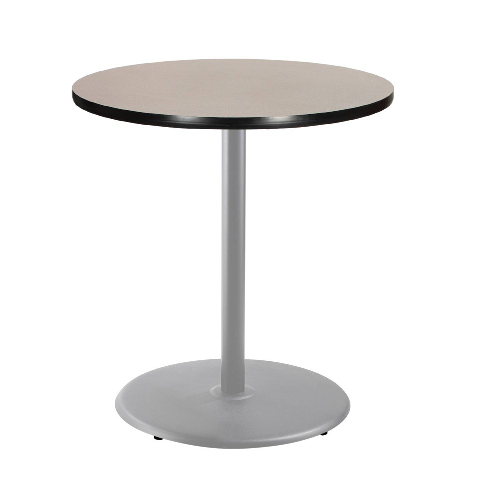 Photos - Garden & Outdoor Decoration Hampden Furnishings 42" Bennet Collection Round Dining Bar Height Table Gray/Gray Nebula