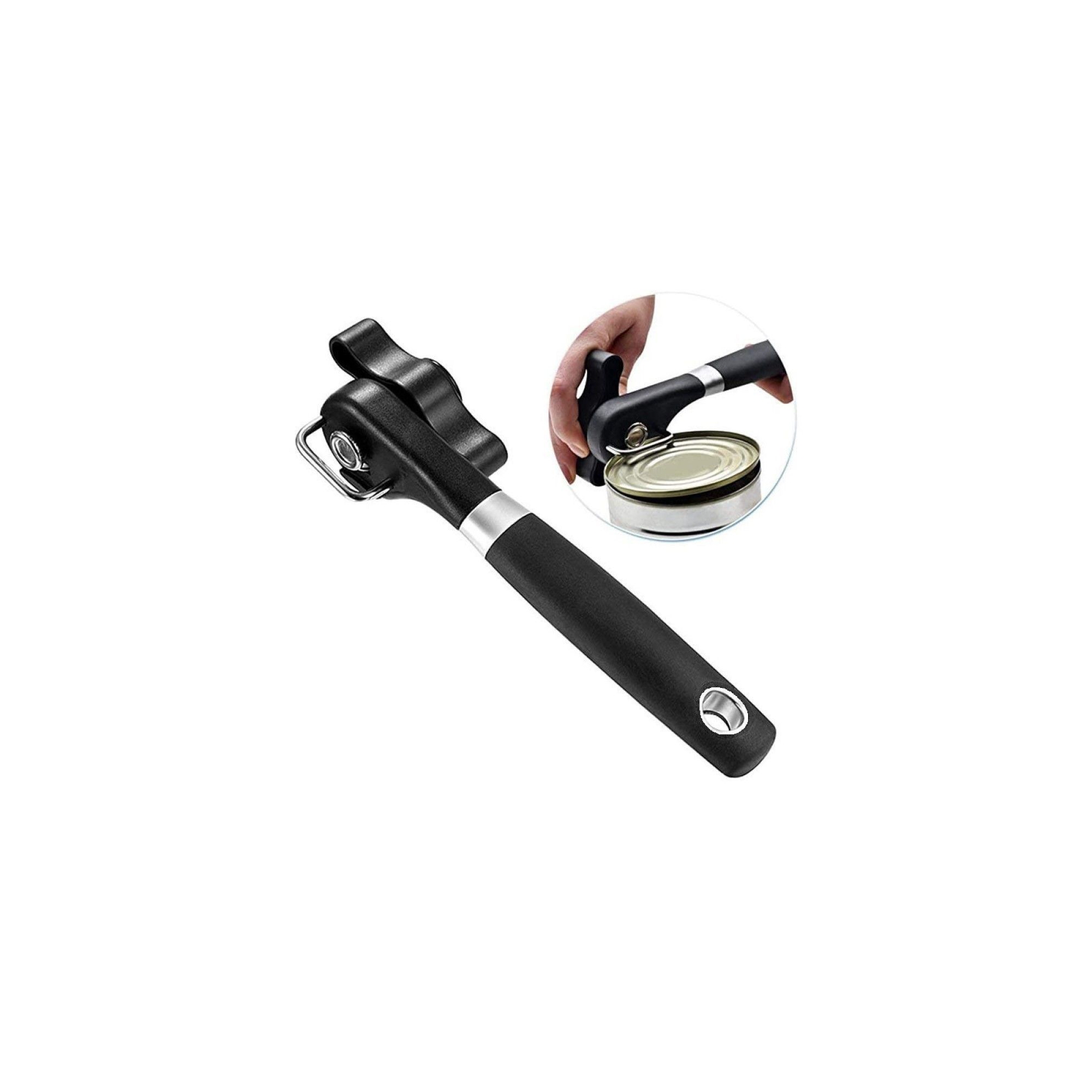 MOVSSOU Manual Can Opener Stainless Steel Safe Smooth Edge