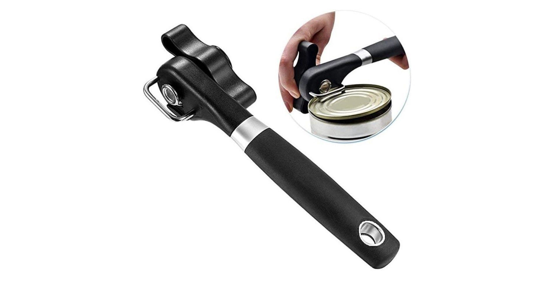 MOVSSOU Manual Can Opener Stainless Steel Safe Smooth Edge