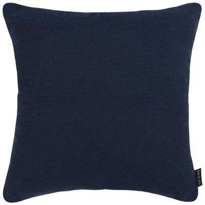 Contemporary Bali Breeze 16" Embroidered Cushion in Navy & Periwinkle