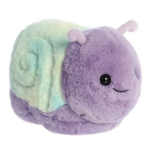 Aurora Medium Emily Snail Spudsters Adorable Stuffed Animal Purple 10.5" - 1 of 4