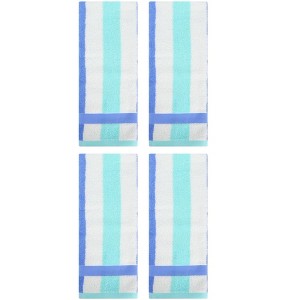 REGALWOVEN Striped Absorbent Soft Cotton Hand Towels for Bathroom 4 Pack - 1 of 4