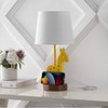 17.5" Sahara Mid-Century Giraffe Kids' Table Lamp with USB Port - JONATHAN Y: Empire Shade, UL Listed - image 4 of 4