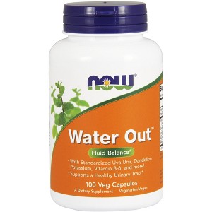 Water Out, Herbal Diuretic by Now Foods  -  100 VegCap - 1 of 2