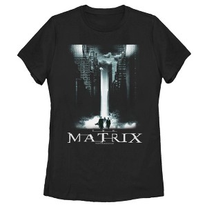 Women's The Matrix Cityscape Poster T-Shirt - 1 of 4