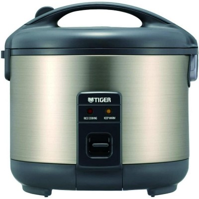 Stainless Steel 3-Cup Electric Rice Cooker with Non-Stick Inner Pot