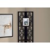 61.5" 4 Shelf Mix Material Keyhole Design Corner Etagere Bookcase - EveryRoom - 3 of 4