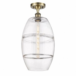 Vaz - 1 Light Semi-Flush Mount In Industrial Style-19.75 Inches Tall and 10 Inches Wide - 1 of 1