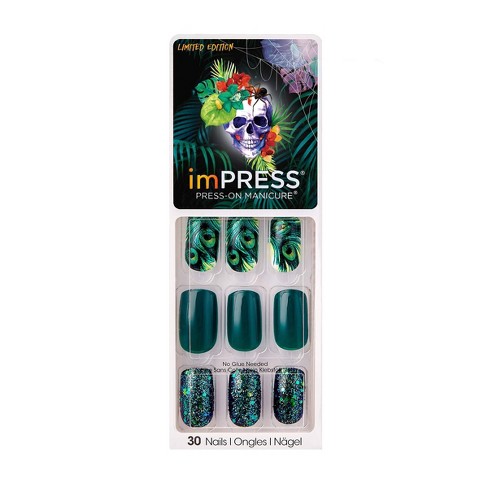 Kiss False Nails Impress Peacock 30ct Target