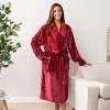 PAVILIA Soft Plush Women Fleece Robe, Cozy Warm Housecoat Bathrobe, Fuzzy Female Long Spa Robes - 4 of 4