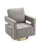 CAVINAS Modern Swivel Accent Chair,360° Rotating Armchair with Oversized Cushion for Bedroom,Living Room,Office - 2 of 4