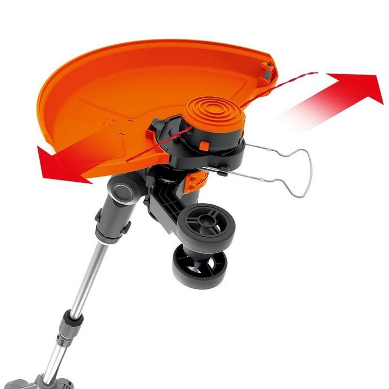 Worx WG124 6 Amp 15" Electric String Trimmer & Edger, 6 of 9