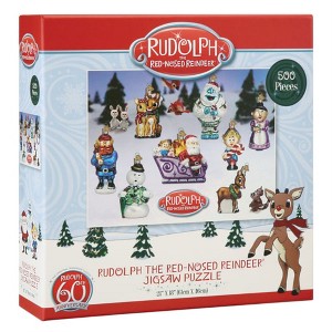 Old World Christmas Rudolph The Red-Nosed Reindeer Jigsaw Puzzle, 500 Pieces, 24 x 18" - 1 of 2
