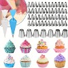 Angel Sar 507-Piece Cake Decorating Set with 3 Springform Pans, Rotating Turntable, Icing Tips, Baking Tools for Beginners, Complete Cake Making Kit - 2 of 4