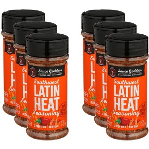 Sauce Goddess Spice Latin Heat Shaker - Pack of 6 - 4.2  OZ - 1 of 2