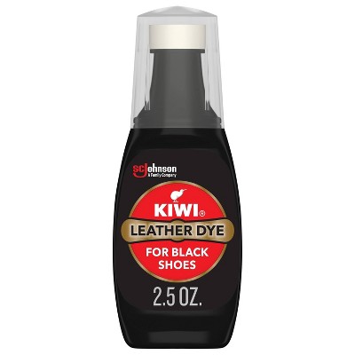 Kiwi Leather Dye Black Bottle With Sponge Applicator - 2.5oz : Target