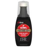 KIWI Leather Dye Black Bottle with Sponge Applicator - 2.5oz
