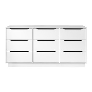 TiramisuBest White 8-Drawer Dresser,47.2'' Wide Wooden Chest with Large Capacity Storage for Bedroom, Living Room & Entryway - 1 of 4