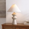 Keira 24.5" Table Lamp - TBL4590 - White/Oatmeal - Safavieh - 3 of 4