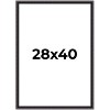 PosterPalooza | Antique Red Picture Frame - UV Acrylic, Foam Board Backing, Hanging Hardware - 2 of 4