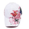 Anna-Kaci Women's Embroidered Butterfly Baseball Cap with Floral Sequin Accents and Curved Brim for Artistic Casual Style - 3 of 3