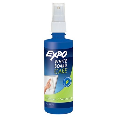 Expo White Board Care 8oz Dry Erase Board Cleaner: Clear Presentation Board Cleaning Fluid, Expo Spray