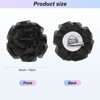 Unique Bargains Handmade Dainty Satin Fabric Big Peony Rose Flower Brooches Hair Clips 1 Pc - 3 of 4