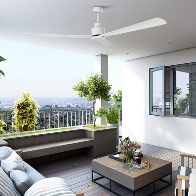 Parrot Uncle 52" Modern Indoor/ Outdoor Ceiling Fan with Remote Control
