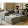 CAVINAS Comfy Corduroy Sofa with 4 Seaters,Magic Cube Sofa with Modular Configuration,U Shape Sectional Sofa for Living Room Furniture - 2 of 4