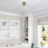 Livex Lighting Glendon 1 - Light Semi-Flush Mount in  Antique Brass - 2 of 4