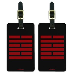 G.I. Joe Snake Eyes Logo Luggage ID Tags Set of 2 - 1 of 4