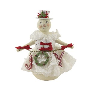 Heather Myers 7.5 Inch Haylee Snowwomen Joy Christmas Figurines - 1 of 3