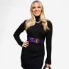 Anna-Kaci Women's Sequin Elastic Waist Belt with Gold Tone Clasp - 4 of 4